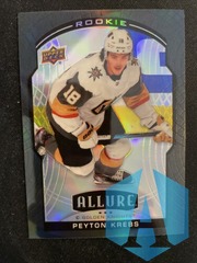 2020-21 UD Allure Black Rainbow Rookie #96 Peyton Krebs
